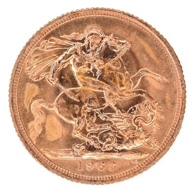 Lot 60 - Queen Elizabeth II, Sovereign, 1963