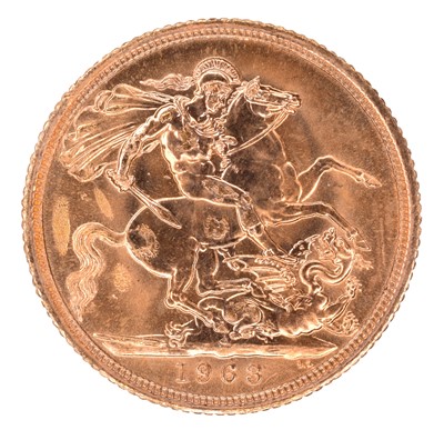Lot 69 - Queen Elizabeth II, Sovereign, 1963