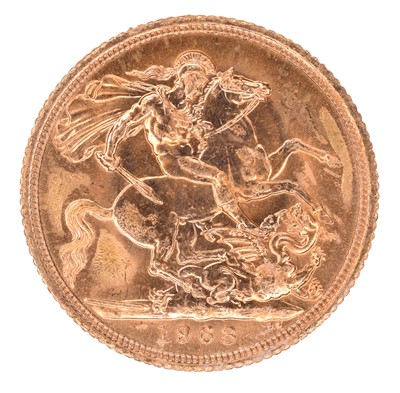 Lot 72 - Queen Elizabeth II, Sovereign, 1963