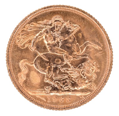 Lot 74 - Queen Elizabeth II, Sovereign, 1963