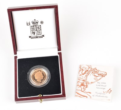 Lot 12 - Queen Elizabeth II, Gold Proof Sovereign, 1999