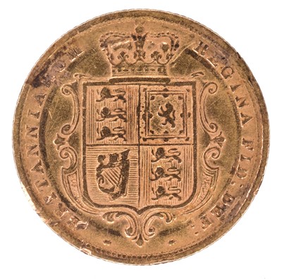 Lot 35A - Queen Victoria, Half-Sovereign, 1884
