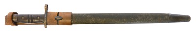 Lot 246 - P.1913 / P14 rifle bayonet and scabbard, the...