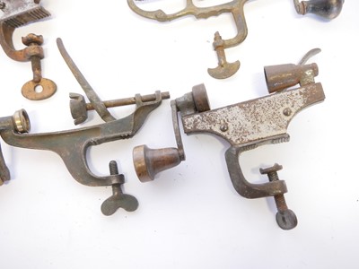 Lot 719 - Nine shotgun roll turn over tools, for 12 and...