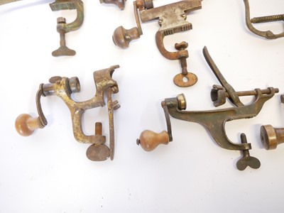 Lot 719 - Nine shotgun roll turn over tools, for 12 and...