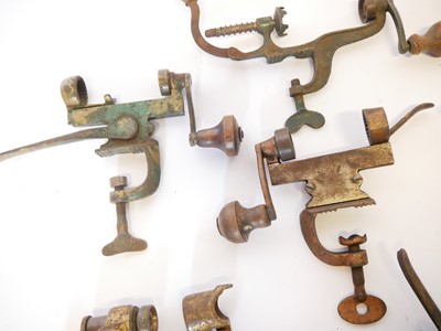 Lot 719 - Nine shotgun roll turn over tools, for 12 and...