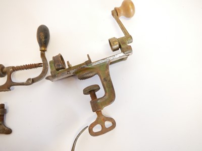 Lot 719 - Nine shotgun roll turn over tools, for 12 and...