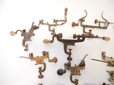 Lot 720 - Ten shotgun roll turn over tools, for 12 and...
