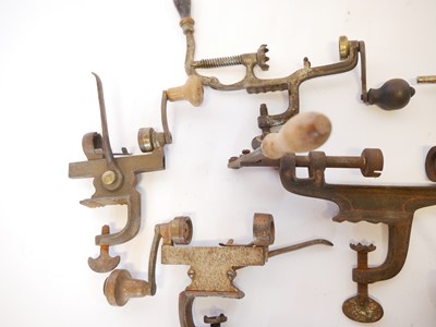 Lot 720 - Ten shotgun roll turn over tools, for 12 and...