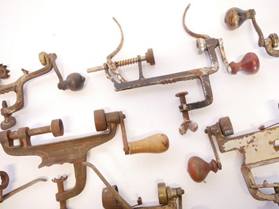 Lot 720 - Ten shotgun roll turn over tools, for 12 and...