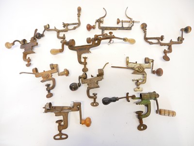 Lot 720 - Ten shotgun roll turn over tools, for 12 and...
