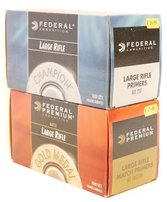 Lot 899 - Federal large rifle primers, 700 x No.210 and...