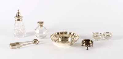 Lot 50 - A Group of 19th Century and Later Hallmarked Silver and Silver-Mounted Items