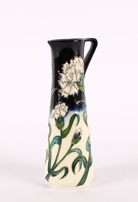 Lot 137 - "White Carnation" Ewer by Moorcroft