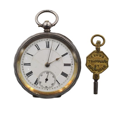Lot A silver antique pocket watch