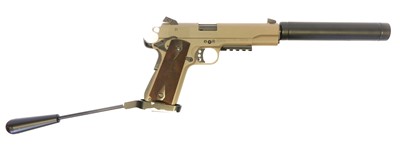 Lot 364 - GSG .22lr long barrel pistol serial number...