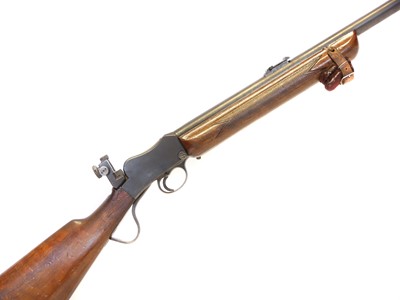 Lot 536 - Greener .22lr Martini action target rifle,...