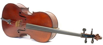 Lot 312 - A French Cello Labelled for J. T. L. Geronimo Barnabetti Paris
