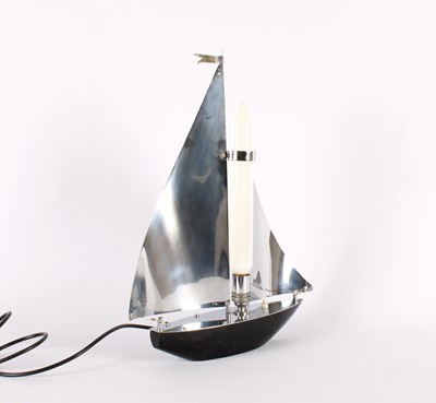 Lot 209 - Art Deco Sailing Boat Table Lamp