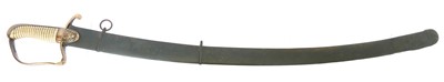 Lot 1796 pattern officers sabre and scabbard,...
