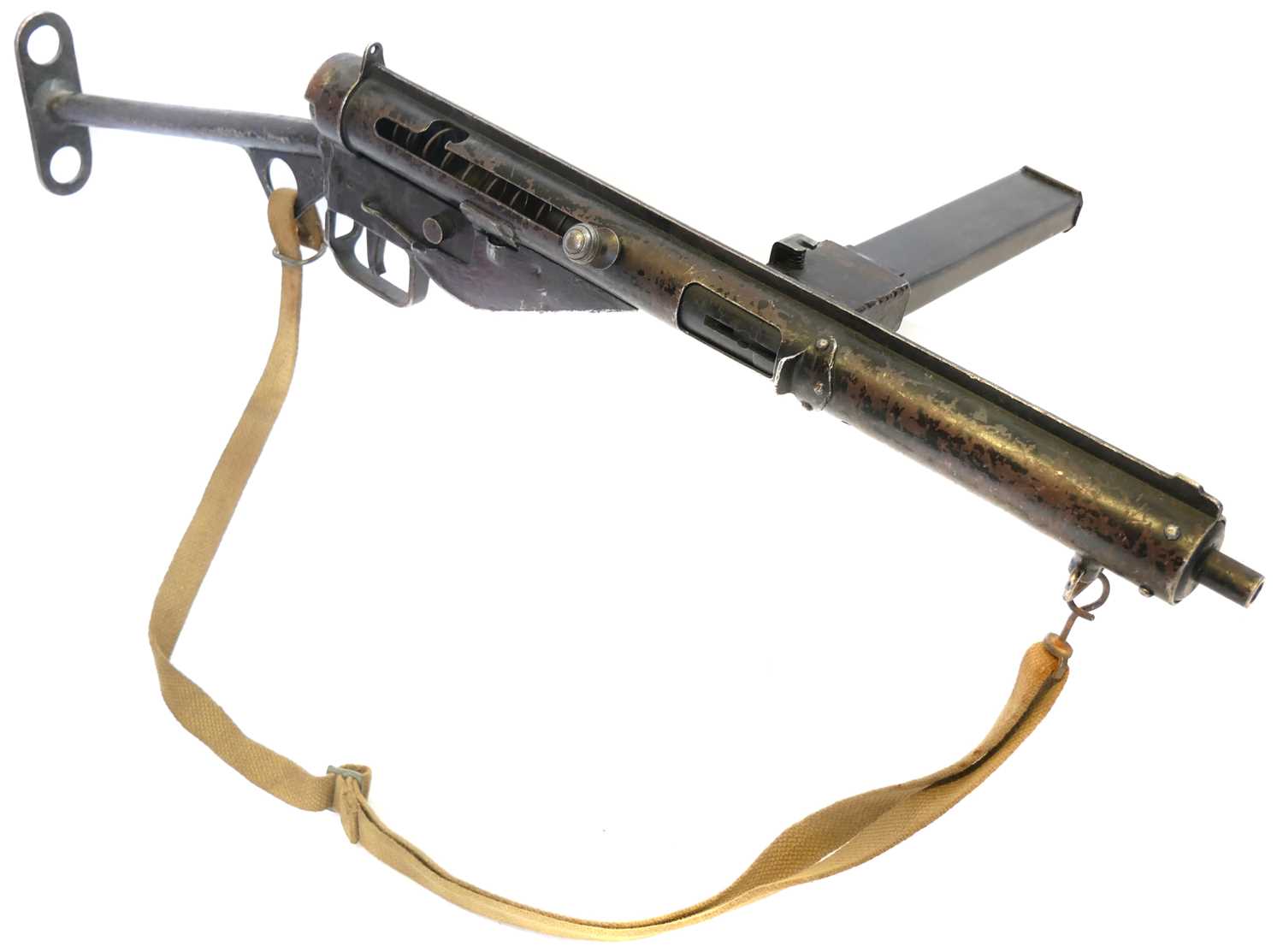 Lot 106 - Deactivated 9mm Sten gun MkIII, serial number...