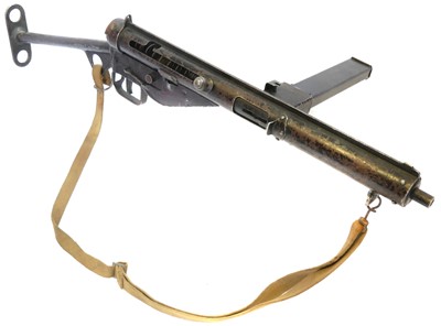 Lot 106 - Deactivated 9mm Sten gun MkIII, serial number...