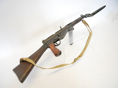 Lot 103 - Deactivated Sten Mk V 9mm submachine gun,...