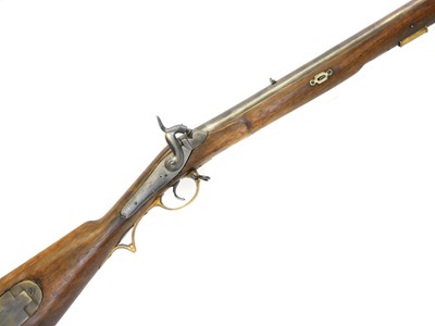 Lot 51 - Percussion Nepalese .700 Brunswick rifle, 30...