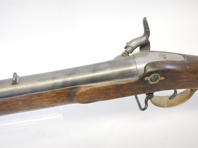 Lot 51 - Percussion Nepalese .700 Brunswick rifle, 30...