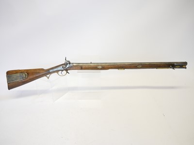 Lot 51 - Percussion Nepalese .700 Brunswick rifle, 30...