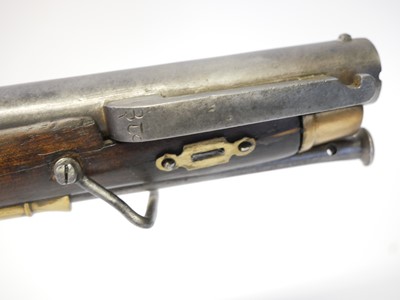 Lot 51 - Percussion Nepalese .700 Brunswick rifle, 30...