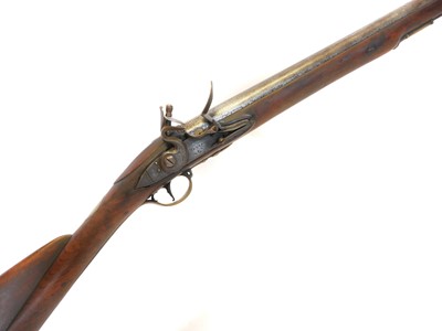 Lot Flintlock .700 officers fusil by Mewis and Co...