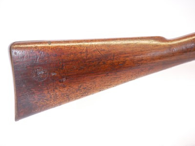 Lot 54 - Enfield P53 percussion rifle, 39inch barrel...
