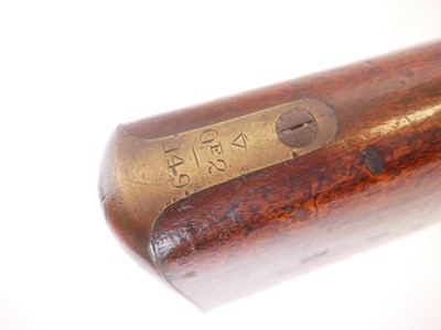Lot 54 - Enfield P53 percussion rifle, 39inch barrel...