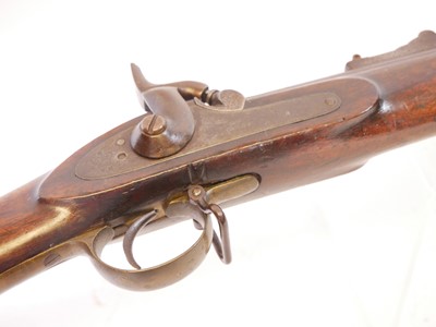 Lot 54 - Enfield P53 percussion rifle, 39inch barrel...