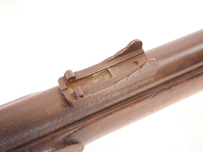 Lot 54 - Enfield P53 percussion rifle, 39inch barrel...