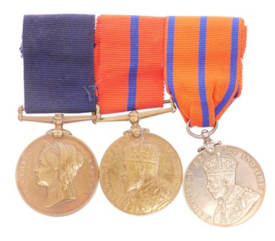 Lot 298 - Set of three police medals, for P.C. S. Green...