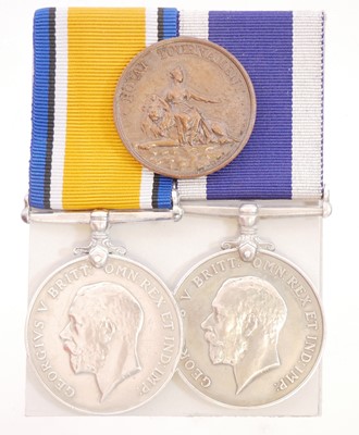 Lot 300 - WWI British War Medal 1914-1918, for Pte. H.S....