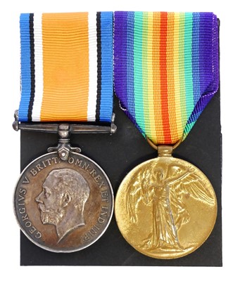 Lot 303 - WWI British War Medal 1914-1918, Victory Medal...