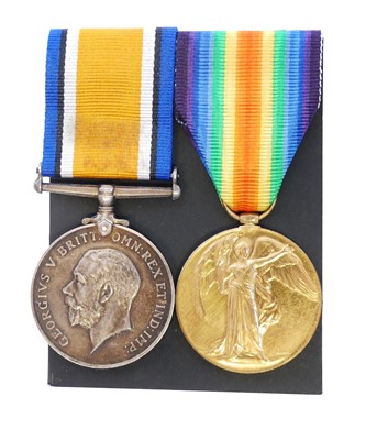 Lot 306 - WWI British War Medal 1914-1918, Victory Medal...