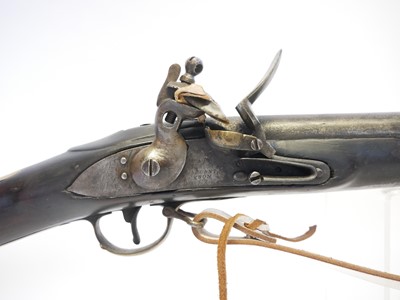Lot 46 - Flintlock volunteer Brown Bess musket by...