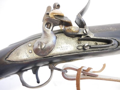 Lot 46 - Flintlock volunteer Brown Bess musket by...