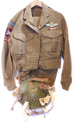 Lot 271 - Post WWII Glider Pilot Uniform belonging to...
