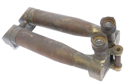 Lot 281 - A pair of WW1 German Carl Zeiss trench binoculars