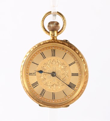 Lot 41 - A Victorian 18ct Gold Fob Watch