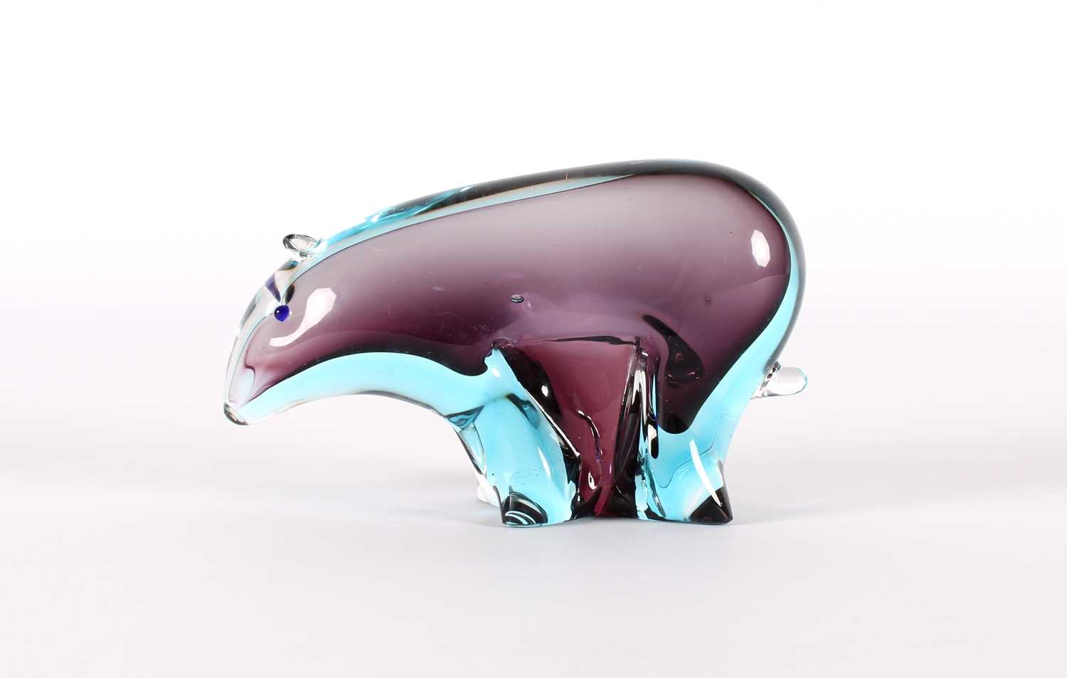 Lot 35 - Vintage Murano Glass Bear Sculpture