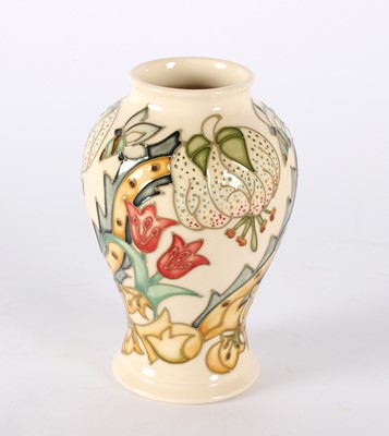Lot 114 - "Golden Lily" Vase by Moorcroft