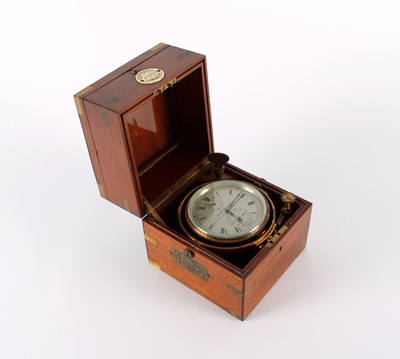 Lot 172 - A Late 19th/Early 20th Century "Hezzanith" Marine Chronometer