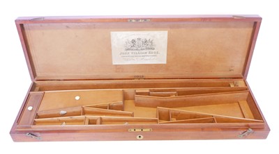 Lot 793 - John William Edge of Manchester mahogany gun...