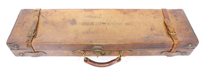 Lot 794 - Sir Seton Steuart Bart's leather travelling...